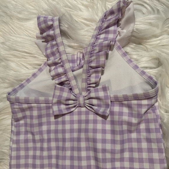 Carter’s Baby Girl Ruffle Textured One Piece Swimsuit Size 2T - Picture 4 of 5